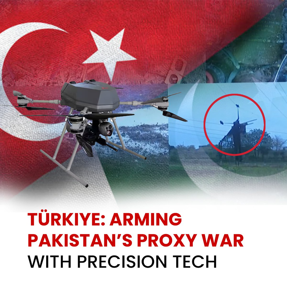 On 8–9 May, Turkish-built #SONGAR armed drones swarmed Indian airspace launched by #Pakistan to shield Lashkar-e-Taiba infiltrators. When #Ankara arms a state that harbours #terrorists, India ends up protecting terrorism’s victims, not debating semantics. 1/10