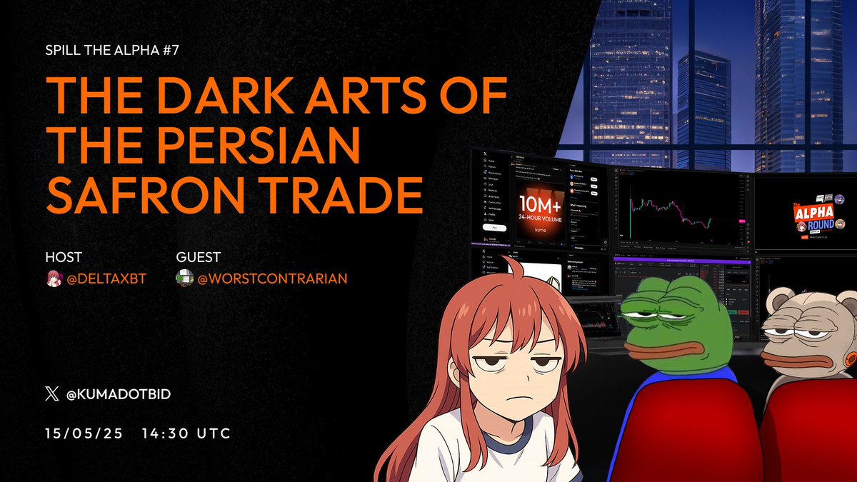 We didn’t forget about STA — we just got caught cooking 🍳

Join <a href="/deltaxbt/">Delta</a> and guest <a href="/worstcontrarian/">Worst Contrarian</a>, this episode couldn’t drop at a better time, as we dive into recent bullish moves 🐂

📅 Thurs, May 15
🕛 14:30 UTC

You know what to do 🔗🧵👇