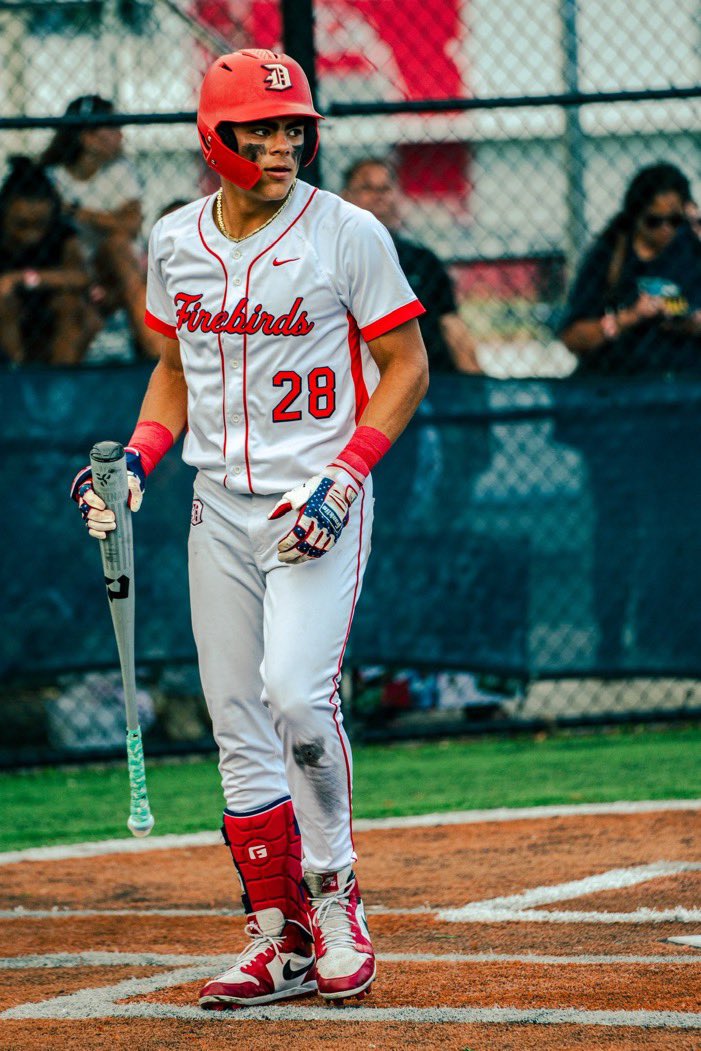 Diamond Prospect Media (@diamondpromedia) on Twitter photo #DPMPlayerOfTheYear Nominee No. 3
2025 IF Gabriel Milano of <a href="/DoralBaseball/">Doral Firebird Baseball</a>. The <a href="/CanesBaseball/">Miami Hurricanes Baseball</a> commit put up big offensive numbers this season for the Firebirds.
Notable Numbers:
.457 AVG/.582 OBP/.914 SLG/8 HRs/8 doubles/29 RBI
<a href="/Gabomilano24/">Gabriel Milano</a>
#DiamondCoverage #mlbdraft #DPMPlayerOfTheYear Nominee No. 3
2025 IF Gabriel Milano of <a href="/DoralBaseball/">Doral Firebird Baseball</a>. The <a href="/CanesBaseball/">Miami Hurricanes Baseball</a> commit put up big offensive numbers this season for the Firebirds.
Notable Numbers:
.457 AVG/.582 OBP/.914 SLG/8 HRs/8 doubles/29 RBI
<a href="/Gabomilano24/">Gabriel Milano</a>
#DiamondCoverage #mlbdraft
