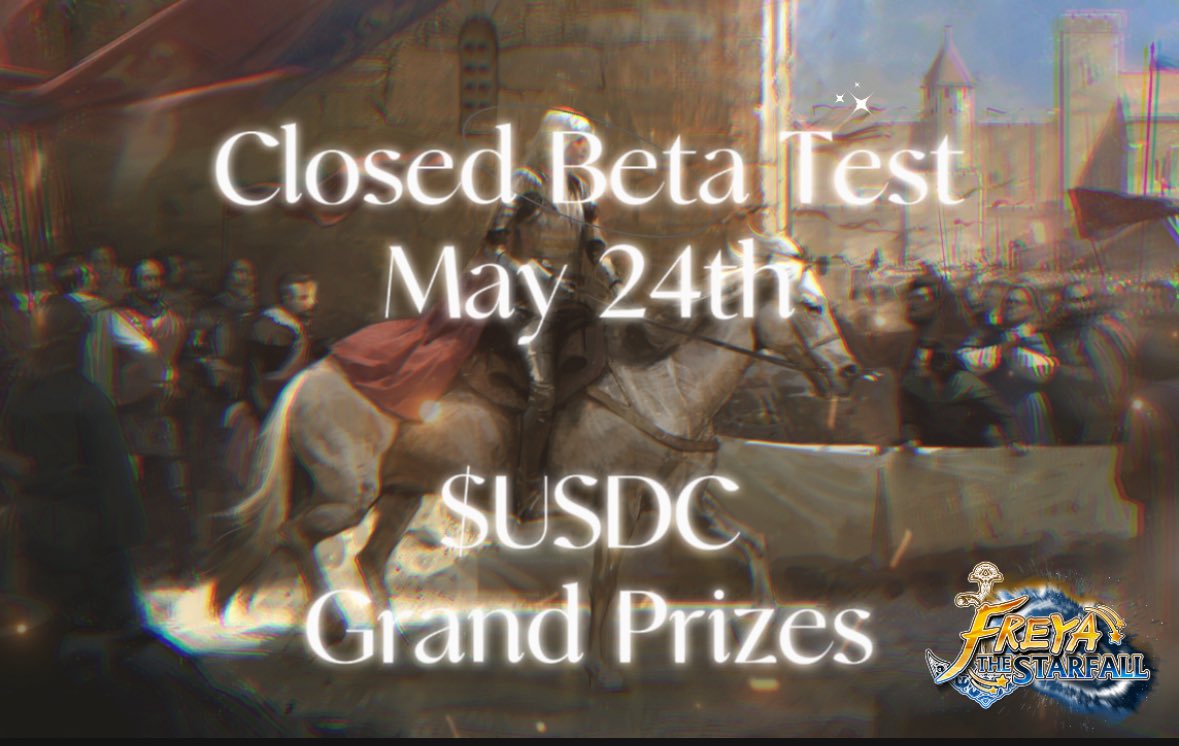 Closed Beta Test-A Begins May 24 — Prove You’re the Strongest and Win Up to $30,000 💰

One week after &lt;Freya: The Starfall&gt;’s AI-driven Dynamic World open to experiencing, the Closed Beta Test-A will officially launch on May 24, running for two intense weeks of competition.

Top