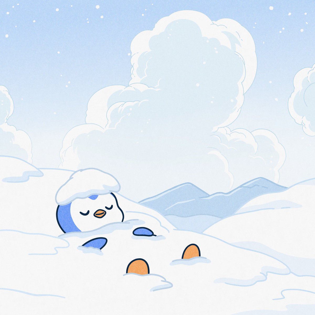 pudgypenguins's tweet image. Pengu Morning 🐧