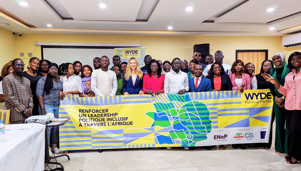 EU_ENoP's tweet image. 🌍From Côte d’Ivoire, young political leaders showed powerful vision & determination during #WYDEPoliticalParties trainings. Their voices are shaping the future of inclusive democracy.
👏 Thanks IGD & CIS Sweden
🔗 enop.eu/wyde #WYDEPoliticalParties