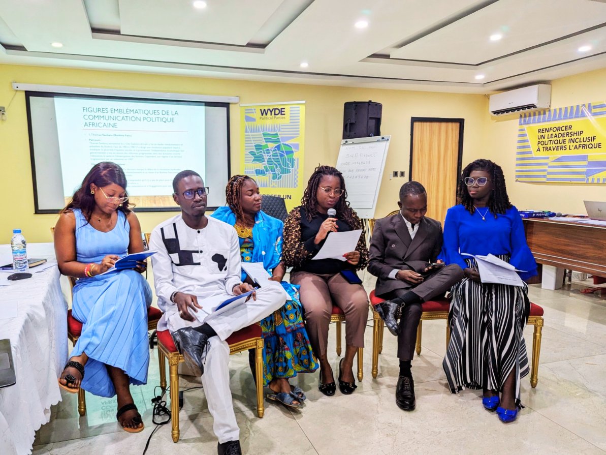 EU_ENoP's tweet image. 🌍From Côte d’Ivoire, young political leaders showed powerful vision & determination during #WYDEPoliticalParties trainings. Their voices are shaping the future of inclusive democracy.
👏 Thanks IGD & CIS Sweden
🔗 enop.eu/wyde #WYDEPoliticalParties