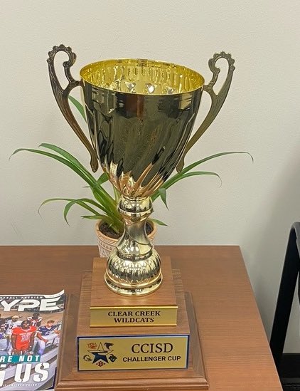 🏆 Clear Creek High School wins the CCISD Challenger Cup! Proud to be the #1 Athletic Program in CCISD. Huge congrats to our athletes, coaches, and community!🎉