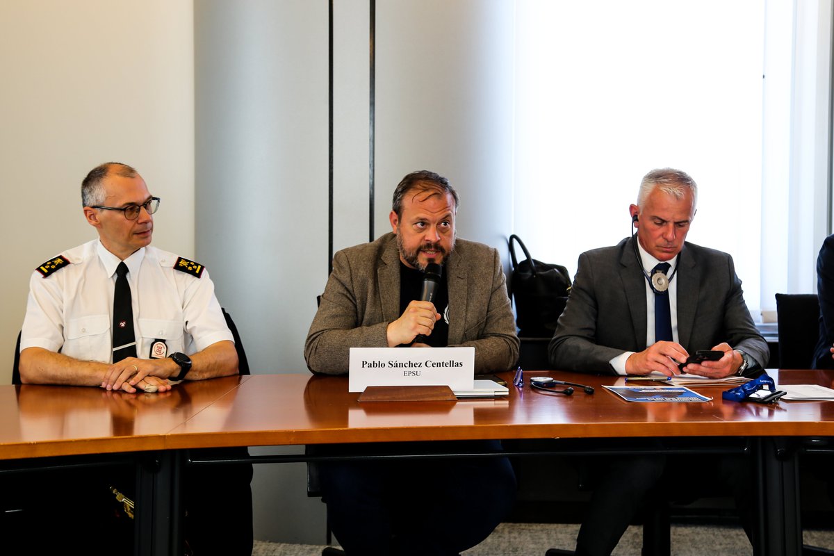EPSUnions's tweet image. 🙏🏾 We thank @pascal_arimont for organising this important meeting on the conditions of firefighters - EPSU #Firefighters Network drew attention to the growing challenges.
Firefighters need stronger protection as part of the EU #preparedness strategy!
