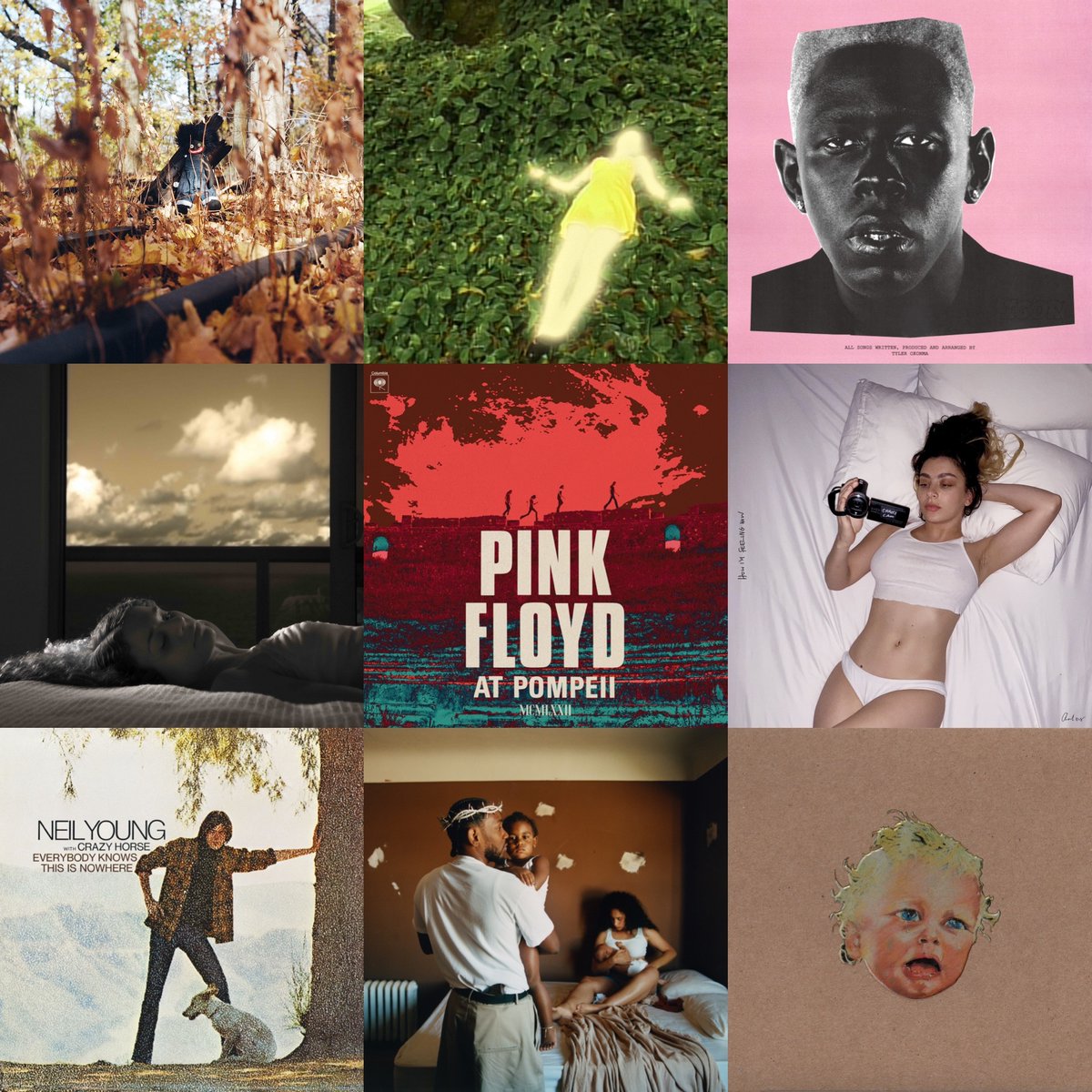 Sonemic / Rate Your Music (@sonemic) on Twitter photo 🎶 This week's front page reviews on rateyourmusic.com
billy woods (<a href="/BackwoodzHipHop/">Backwoodz Studioz</a>)
t e l e p a t h テレパシー能力者 (<a href="/GeometricLull/">Geometric Lullaby</a>)
<a href="/tylerthecreator/">T</a>
Erika de Casier
<a href="/pinkfloyd/">Pink Floyd</a>
<a href="/charli_xcx/">Charli</a>
<a href="/NeilYoungNYA/">Neil Young Archives</a> with Crazy Horse
<a href="/kendricklamar/">Kendrick Lamar</a>
Swans 🎶 This week's front page reviews on rateyourmusic.com
billy woods (<a href="/BackwoodzHipHop/">Backwoodz Studioz</a>)
t e l e p a t h テレパシー能力者 (<a href="/GeometricLull/">Geometric Lullaby</a>)
<a href="/tylerthecreator/">T</a>
Erika de Casier
<a href="/pinkfloyd/">Pink Floyd</a>
<a href="/charli_xcx/">Charli</a>
<a href="/NeilYoungNYA/">Neil Young Archives</a> with Crazy Horse
<a href="/kendricklamar/">Kendrick Lamar</a>
Swans