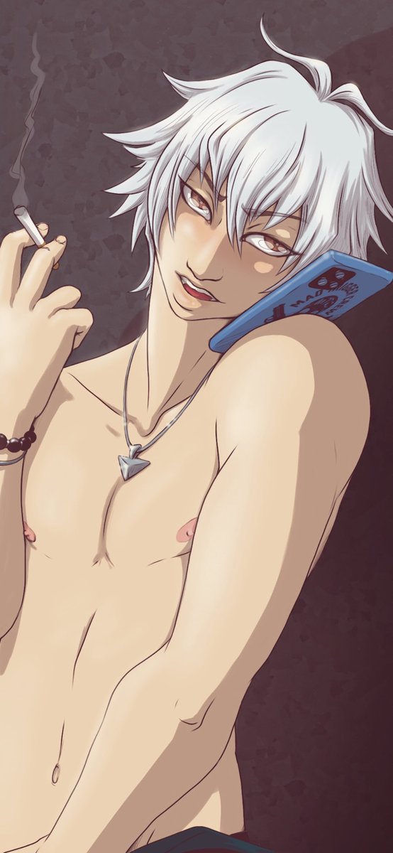 Just some self hypnosis in practice. You just know Samatoki gets off on calling Ichiro and cussing him out lol 一郎とナメる電話の左馬刻様😌笑
#hypnosismic #hypmic #nsfwart