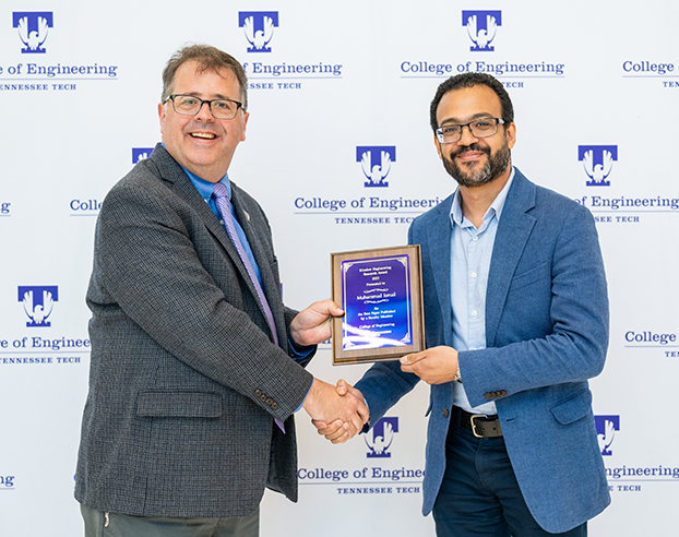 tntechcsc's tweet image. Congratulations to Dr. Muhammad Ismail, director of TN Tech’s CEROC and associate professor of computer science, for receiving the College of Engineering’s Kinslow Engineering Research Award for his paper “Cyber-Physical Intrusion Detection System for Unmanned Aerial Vehicles.”
