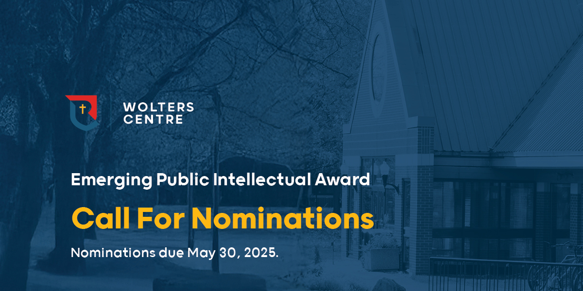 🚨 Reminder: Nominations for Redeemer University’s Emerging Public Intellectual Award close May 30!

This $6,000 award recognizes and fosters excellence in early-career academics making substantive, credible contributions to issues of public debate and concern.

Know someone who