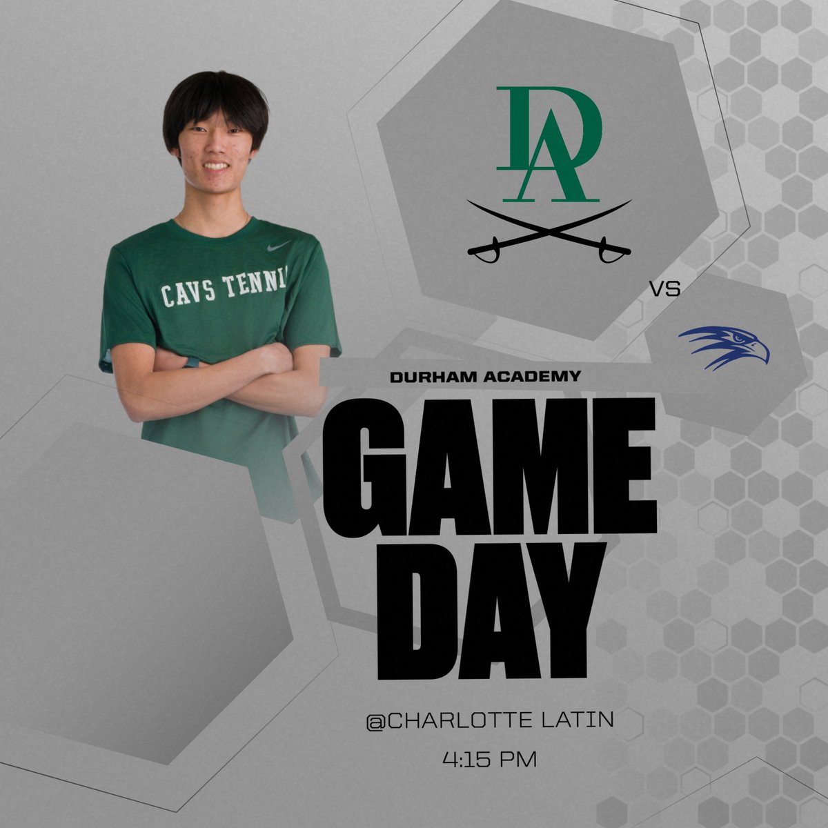 🎾CAVS MARCH ON! 🎾

Cavs Tennis is back in action this afternoon as they head to Charlotte Latin for the NCISAA Semifinals!

#GoCavs