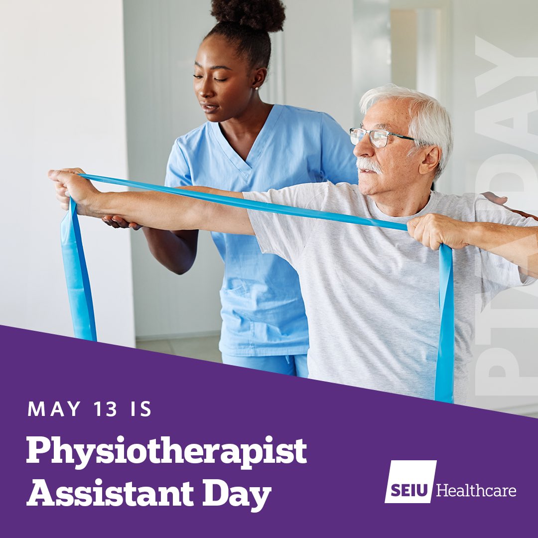 SEIUHealthCan's tweet image. Happy Physiotherapy Assistant (PTA) Day! Our union’s PTAs are the frontline fighters in rehab and recovery, helping patients regain strength, dignity, and independence.
We’re proud to stand together, united, demanding respect and recognition for the critical care they deliver.…