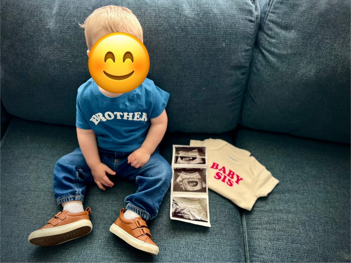 So incredibly blessed. Our daughter is due to arrive in September.