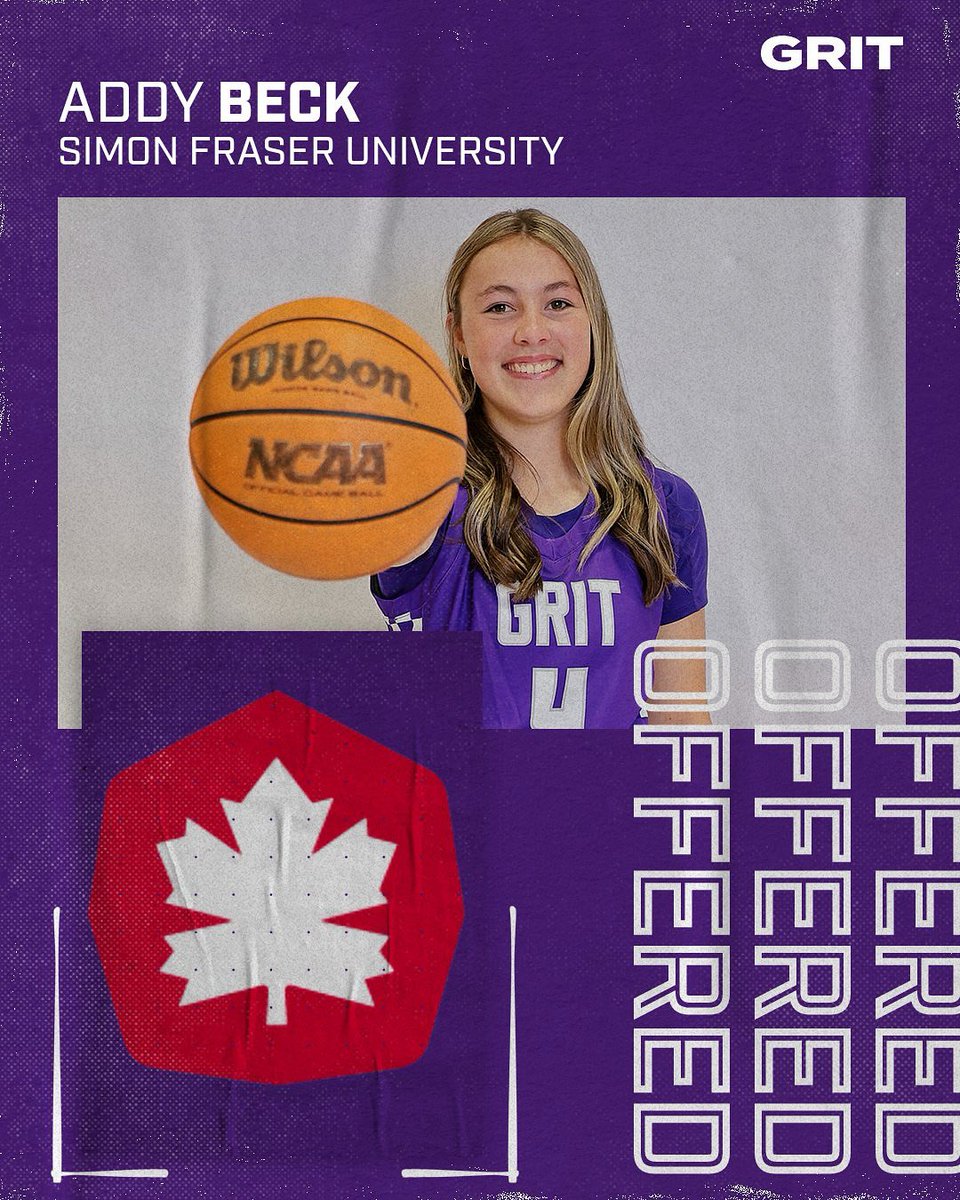 GRIT (@grithoops) on Twitter photo ā¼ļøOFFEREDā¼ļø
BIG congrats to <a href="/AddyBeck_2026/">Addison Beck (Addy)</a> for receiving an offer from <a href="/SFU/">Simon Fraser University</a> š¤
LETāS GOOO ADDY!
#GRIT ā¼ļøOFFEREDā¼ļø
BIG congrats to <a href="/AddyBeck_2026/">Addison Beck (Addy)</a> for receiving an offer from <a href="/SFU/">Simon Fraser University</a> š¤
LETāS GOOO ADDY!
#GRIT