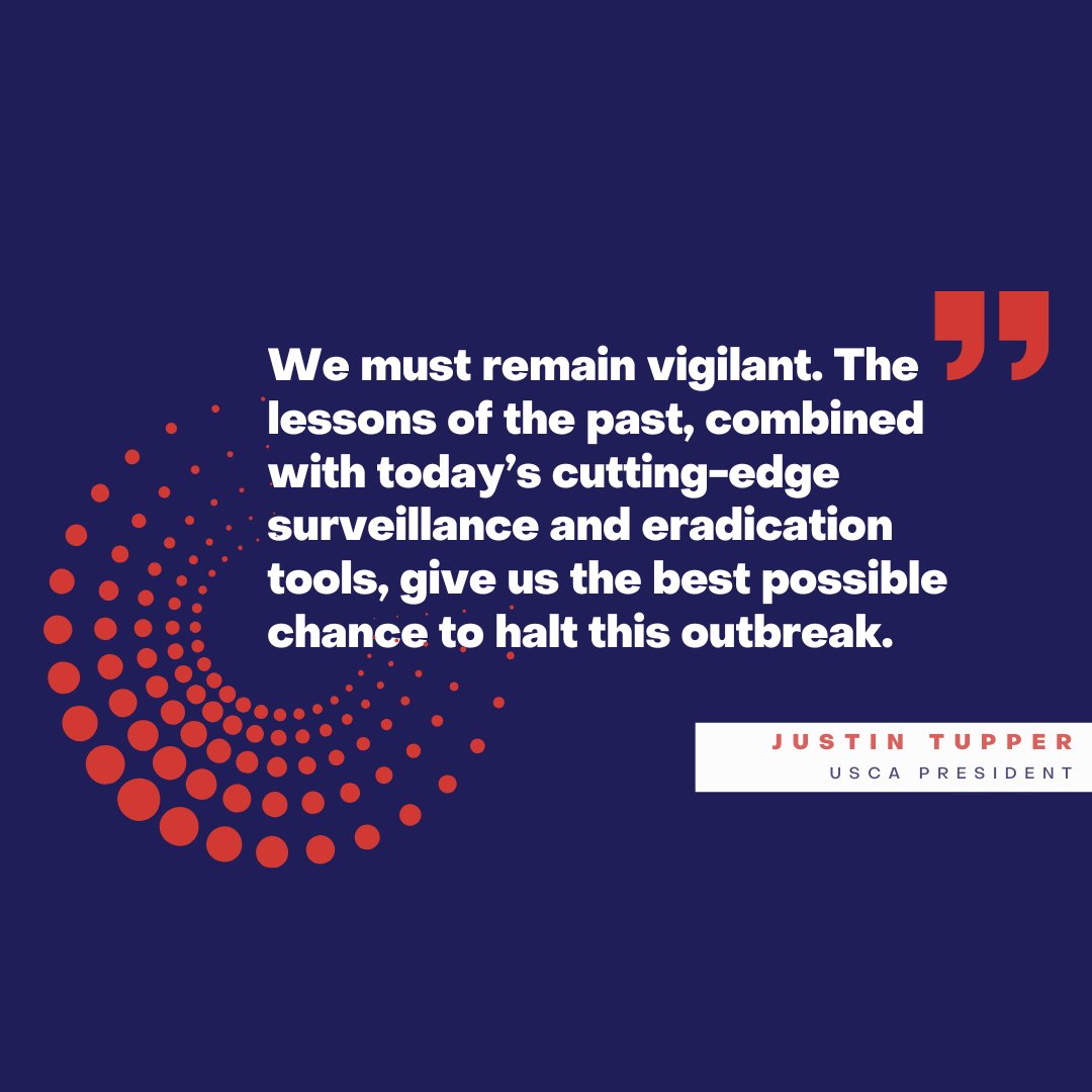 According to recent APHIS data, there have been over 1,400 detections of NWS across Mexico as of May 9, with outbreaks progressing steadily northward. 

uscattlemen.org/us-cattlemens-…