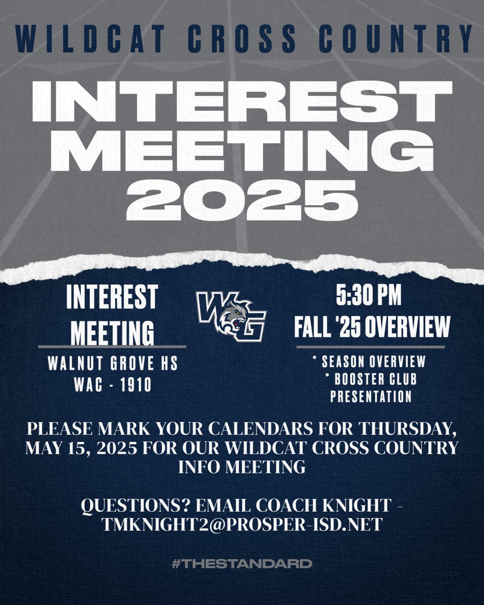 XC season is on the way! Come learn about summer plans &amp; get an overview of season 3 of WGXC! #ALLIN