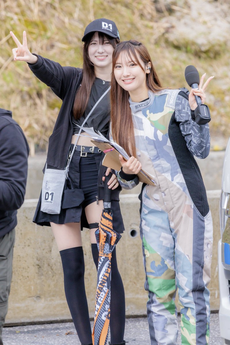 2025 D1GP RD.1 OKUIBUKI #D1GIRL #D1ピットレポーター #風間そら さん