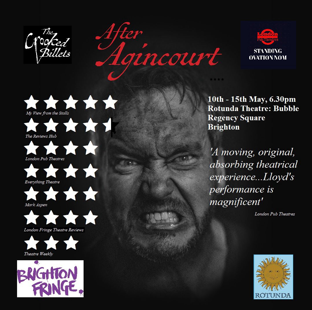 Paul Olding (@drpaulolding) on Twitter photo <a href="/Pancheers/">Gareth David-Lloyd</a> is back on stage TONIGHT at Rotunda Bubble stage, Regency Square in AFTER AGINCOURT. The Reviews love the plat. Go see it before we leave Brighton. <a href="/brightonfringe/">Brighton Fringe</a> #brighton <a href="/Pancheers/">Gareth David-Lloyd</a> is back on stage TONIGHT at Rotunda Bubble stage, Regency Square in AFTER AGINCOURT. The Reviews love the plat. Go see it before we leave Brighton. <a href="/brightonfringe/">Brighton Fringe</a> #brighton