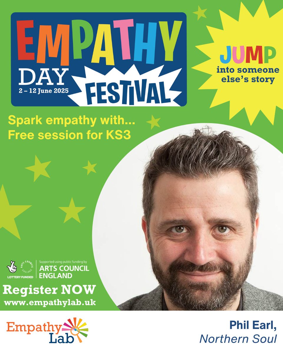 Barrington Stoke (@barringtonstoke) on Twitter photo There's still time to register for the #EmpathyDayFestival taking place 2-12 June! <a href="/tompalmerauthor/">Tom Palmer</a> #LisaThompson and <a href="/philearle/">Phil Earle</a> will all be taking part in Spark Empathy sessions during the festival. Learn more and sign up at empathylab.uk <a href="/EmpathyLabUK/">EmpathyLabUK</a> There's still time to register for the #EmpathyDayFestival taking place 2-12 June! <a href="/tompalmerauthor/">Tom Palmer</a> #LisaThompson and <a href="/philearle/">Phil Earle</a> will all be taking part in Spark Empathy sessions during the festival. Learn more and sign up at empathylab.uk <a href="/EmpathyLabUK/">EmpathyLabUK</a>
