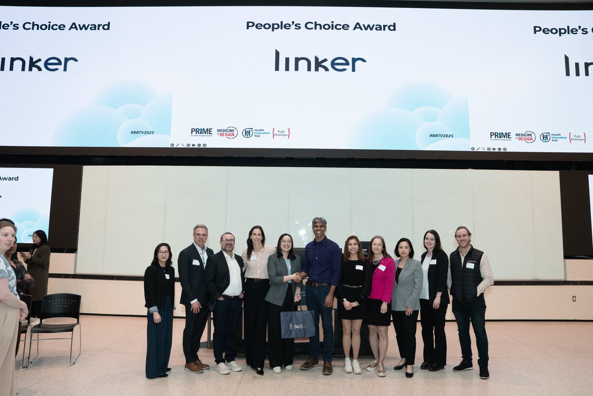 On May 8, we wrapped #BBTV2025 at U of T - a celebration of biotech innovation, translational science, and entrepreneurship!

🎉 Congrats to boutIQ Solutions Inc. – winner of the $25K prize!

👏 Audience fave Linker took home the People’s Choice Award.