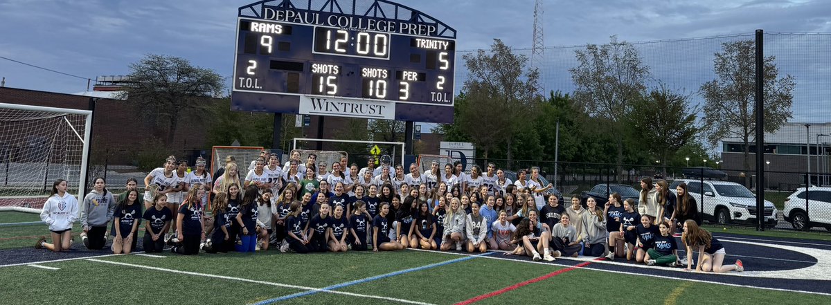 DePaulPrepwlax's tweet image. What a night!!! Senior night! Rams get their 10th win! Over 80 Jr Rams/Junkyard Dogs middle school lax players from 27 different grade schools. Come check us out! #RAMtough #DEPAULprep