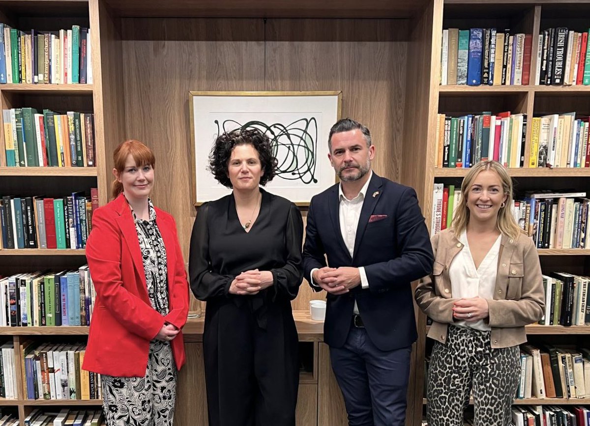The Consulate was pleased to welcome <a href="/ClaireHanna/">Claire Hanna</a>, MP for South Belfast and Mid Down and leader of the <a href="/SDLPlive/">The SDLP</a>, at Ireland House during her visit to New York City.