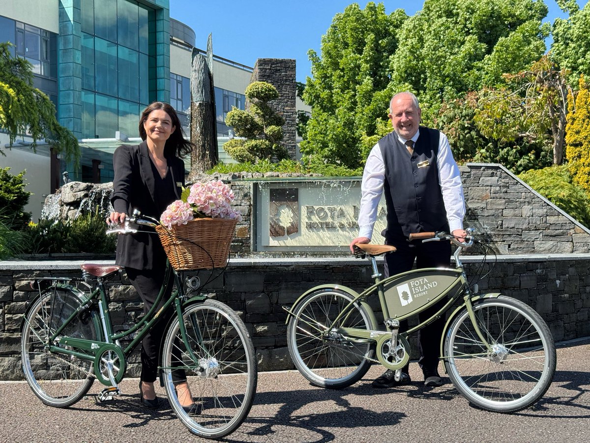 We’re delighted to introduce the first two bikes in our brand-new guest fleet at Fota Island Resort! Whether you're up for a leisurely spin through the woodlands or a cycle around the island, these complimentary bikes are now available for guests to enjoy during their stay.