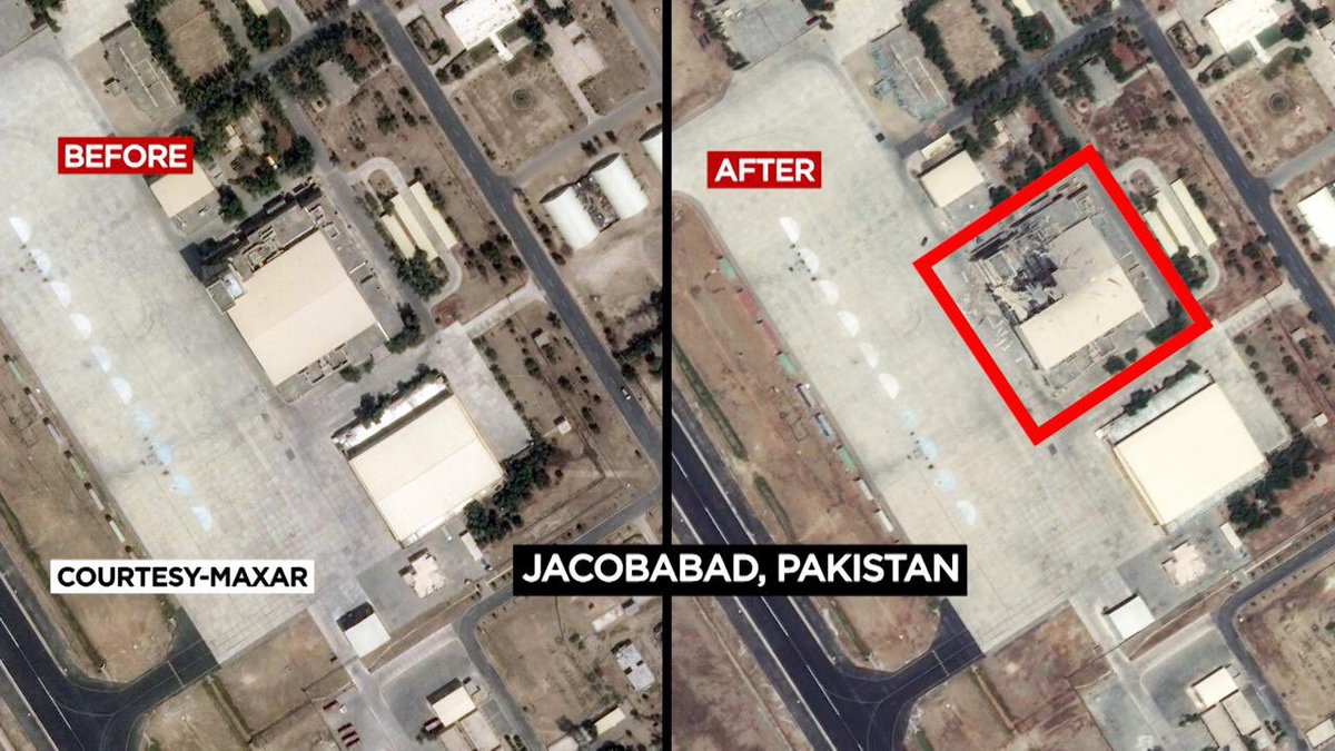 sardesairajdeep's tweet image. These high res satellite images clearly show the damage done to Pakistan air bases by Indian air power.. by contrast, Pakistan’s ‘evidence’ of destruction in India involve killing innocent civilians in border villages. The contrast is striking.