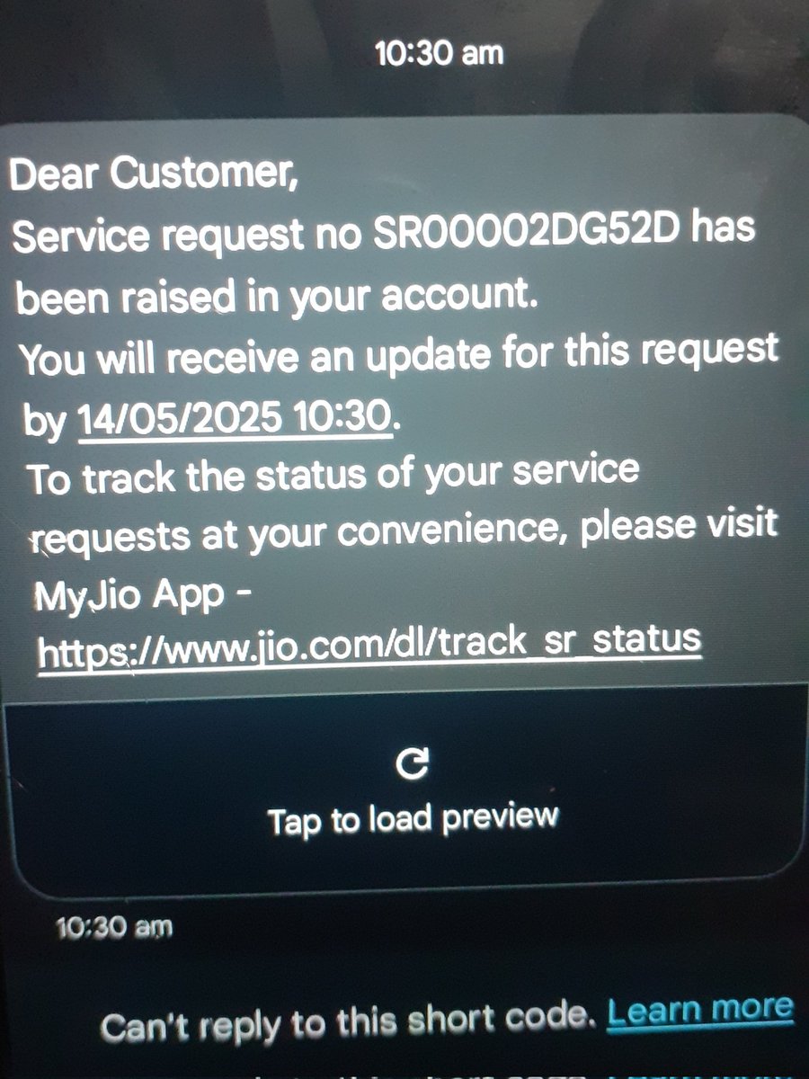 kumar70vivek's tweet image. I am a jio fiber customer..I can&apos;t access my internet due to technical reasons...I raise a service request for this problem but jio fiber customer service doesn&apos;t appoint any engineer...This is a very bad experience for me..Since jio service can&apos;t resolve @reliancejio @JioCare