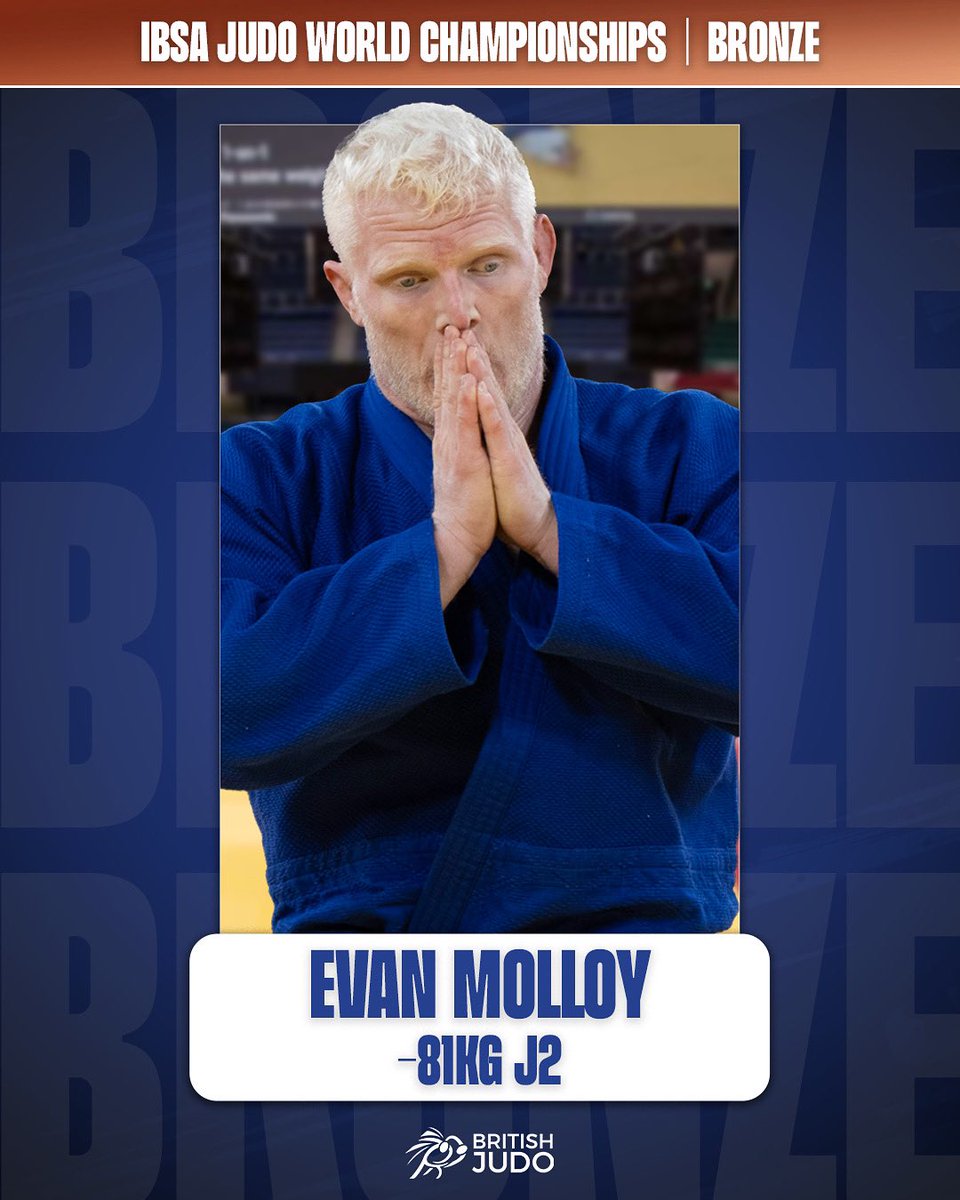He’s done it!!!! 🥉

A first World Championships medal for our very own Evan Molloy in the -81kg J2 category! 👏

Congratulations Evan – an unbelievable performance! 🙌