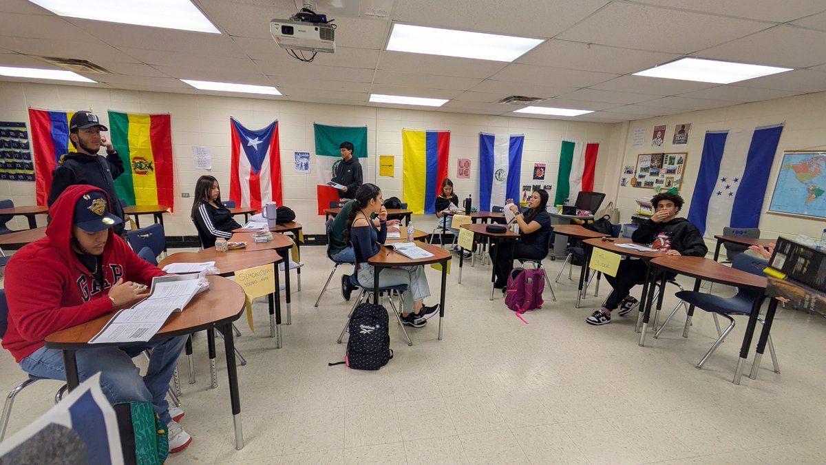 Ms. Bartha’s ESL 2 class had the best time reading and acting out the play, The Murder of Mary Jones!