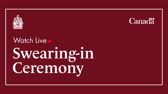 Prime Minister of Canada (@canadianpm) on Twitter photo Live from <a href="/RideauHall/">GG Rideau Hall | GG Citadelle</a>: Prime Minister Mark Carney participates in the swearing-in ceremony of Canada’s new Ministry. ow.ly/8pvg50VRMnP Live from <a href="/RideauHall/">GG Rideau Hall | GG Citadelle</a>: Prime Minister Mark Carney participates in the swearing-in ceremony of Canada’s new Ministry. ow.ly/8pvg50VRMnP