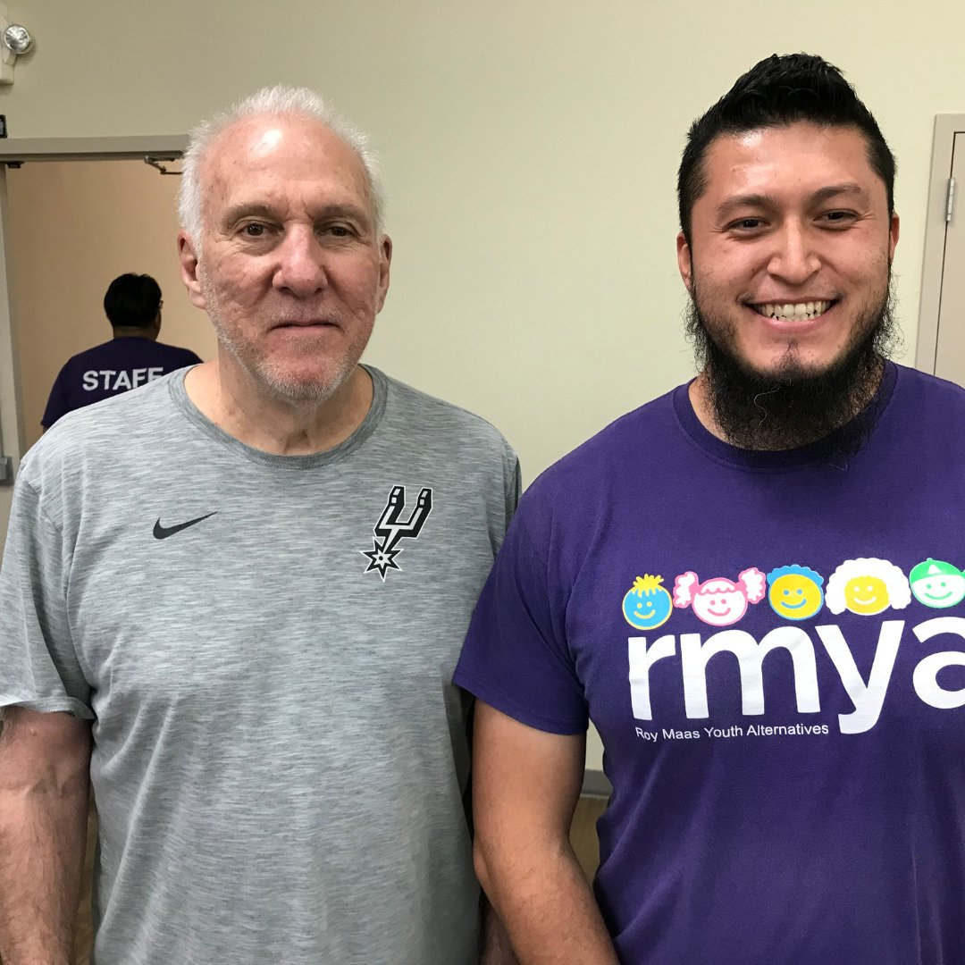 🏀 Thank You, Coach Pop 
With news of Coach Gregg Popovich’s retirement, we’ve been reflecting on the impact he’s made. Thank you, Coach Pop, for the example you’ve set and the encouragement you’ve given. Your legacy lives on at RMYA. You will always be part of our family. 🖤🤍🩶