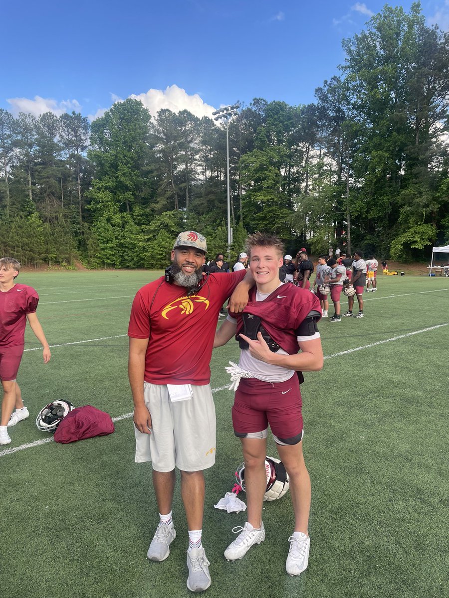 Offensive Practice player that showed the 3 core values of Lassiter Football on Day 7  ‘27 Collins Price ! #Compete #Improve #Tough