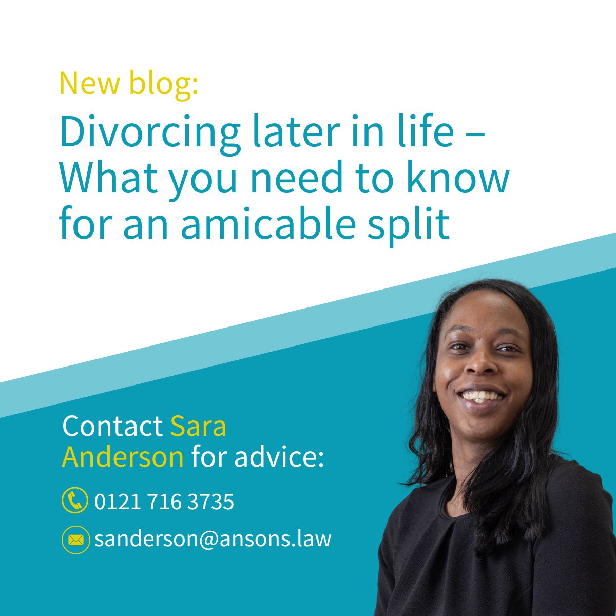 The number of couples divorcing in later life has increased significantly over the past few years.

There are a number of added legal difficulties for older couples to address to achieve an amicable split.

Read more: bit.ly/43cZaWl

#Divorce #FamilyLaw