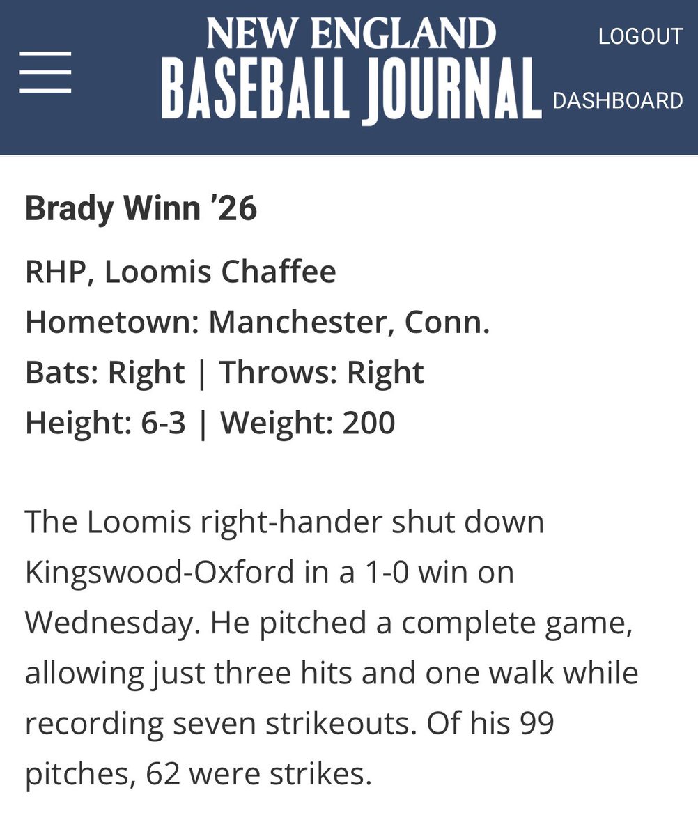 Loomis Chaffee Baseball (@lcbaseballpels) on Twitter photo Winner getting the press he deserves!
#SoarPelican | <a href="/BradyWinn2/">Brady Winn</a>
#PelicanPride | <a href="/DMcKillopJR/">Coach McKillop</a> Winner getting the press he deserves!
#SoarPelican | <a href="/BradyWinn2/">Brady Winn</a>
#PelicanPride | <a href="/DMcKillopJR/">Coach McKillop</a>
