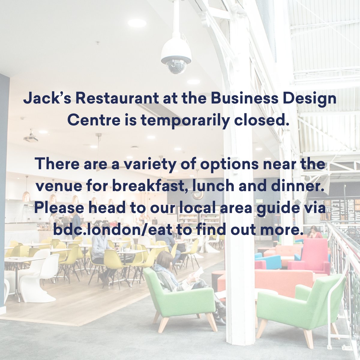 Jack's @theBDC is temporarily closed. Why not take a look at some of the other great places you can try on our doorstep &gt;&gt;&gt; 🔗 bdc.london/eat