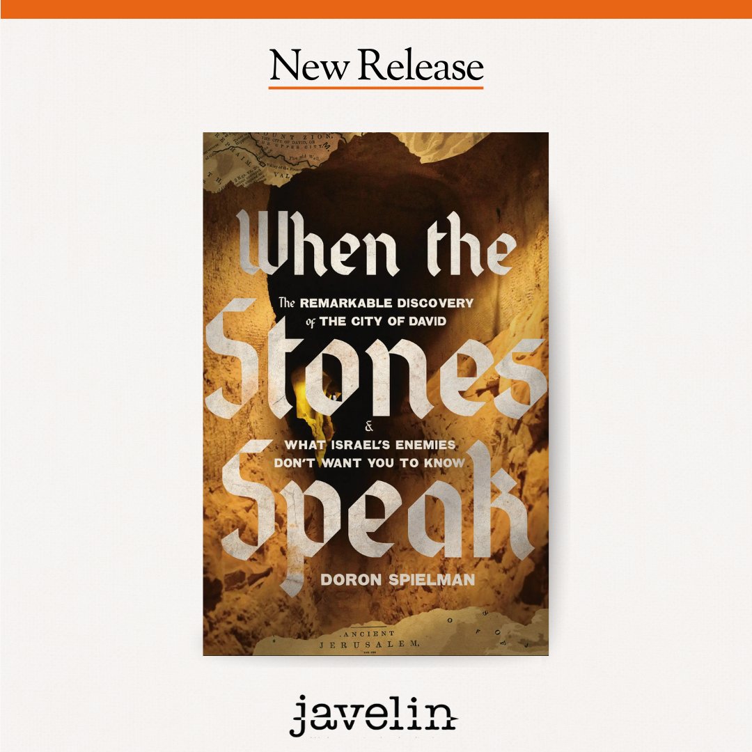 JavelinDC's tweet image. Hitting bookshelves today, @DoronSpielman's When the Stones Speak tells the amazing story of how the 3,000 year old City of David rose from the ashes, defying those who tried to bury its truth. Congrats, Doron!