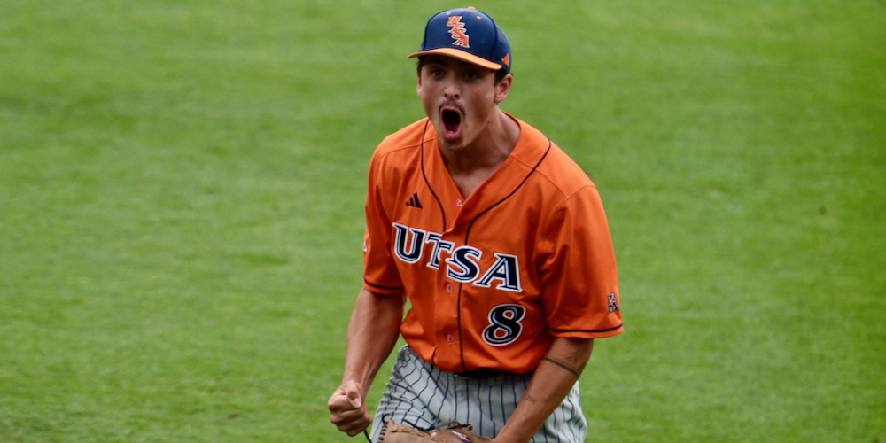 Kendall Rogers (@kendallrogers) on Twitter photo 💡D1 SPOTLIGHT: <a href="/UTSABSB/">UTSA Baseball ⚾️</a> 💡
It has been a year to remember for <a href="/Pat_Hallmark/">Patrick Hallmark</a> and #UTSA. Following a look in Greenville this past weekend, <a href="/aaronfitt/">Aaron Fitt</a> feels UTSA is built for a big-time <a href="/NCAABaseball/">NCAA Baseball</a> postseason run.
Check out his piece, here: d1baseball.com/columns/newly-… 💡D1 SPOTLIGHT: <a href="/UTSABSB/">UTSA Baseball ⚾️</a> 💡
It has been a year to remember for <a href="/Pat_Hallmark/">Patrick Hallmark</a> and #UTSA. Following a look in Greenville this past weekend, <a href="/aaronfitt/">Aaron Fitt</a> feels UTSA is built for a big-time <a href="/NCAABaseball/">NCAA Baseball</a> postseason run.
Check out his piece, here: d1baseball.com/columns/newly-…