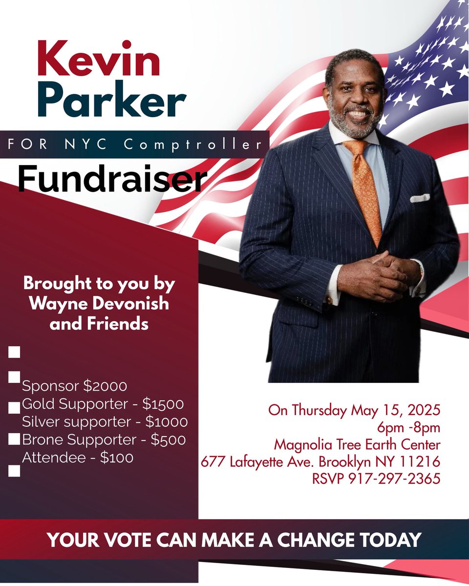 Your Vote Can Make A Change Today ‼️ Join me for a fundraiser on May 15th.