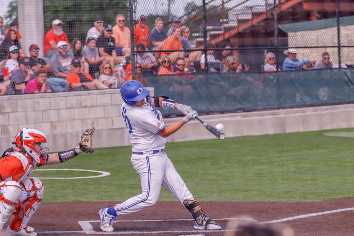 mahoney_40's tweet image. Junior Season Stats
.357 AVG
.525 OBP
1.156 OPS
.631 SLG
30 Hits
15 Singles
10 Doubles
2 Triples
3 Hr
18RBI
28 Runs Scored
19 BB
13HBP
Decatur Tx class of 2026