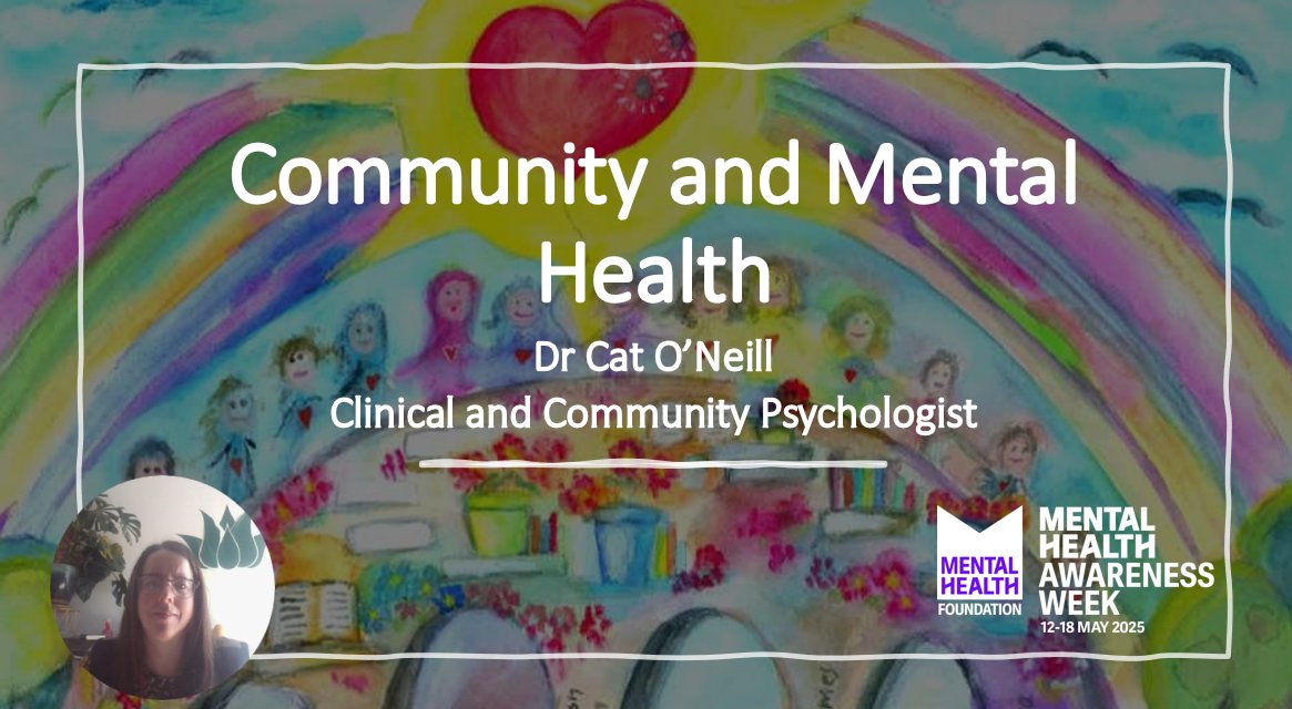Mental Health Awarness Week 2025 - here is my lecture on community and mental health. Also breaking new ground at Teesside University with a Mental Health Leadership Award (MHLA), funded by NIHR🌟 #MHAW2025 For more follow #TeessideMentalHealthResearch youtu.be/WOYBZE2j1-E