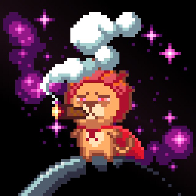 PixeLionsDAO's tweet image. Thanks to Mother of Bots @iamswiftwol and our artist @keekNOMICS, you can bluntify and #ROAR20-ify your #pixeLions in our Telegram chat.
Experiment, change up your pfp... all are welcome!