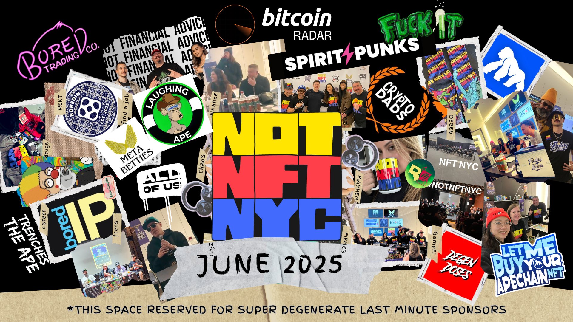 NOT NFT NYC Event Flyer