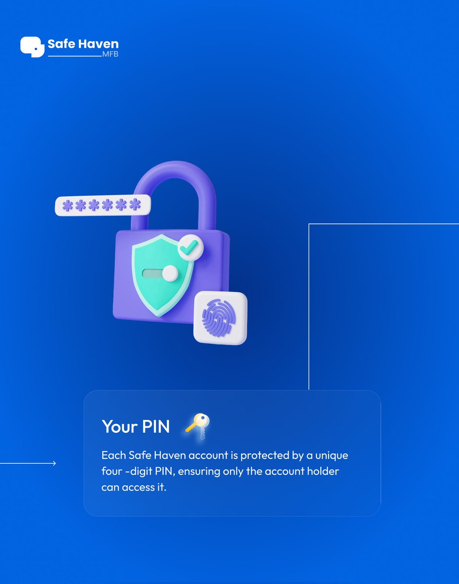 SafeHavenBank's tweet image. From identity checks to deposit insurance, SafeHaven is engineered to protect every transaction.

Because your peace of mind deserves more than promises. 

Bank with us🤝

#safehavenmfb
#safehavenbank
#microfinancebank