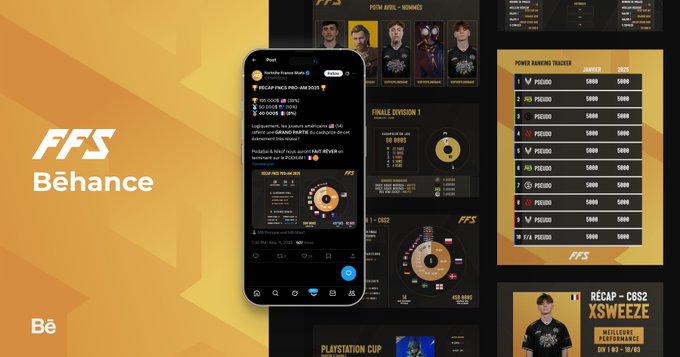 Les artistes qui ont stylisés la DA de Fortnite France Stats ce sont les graphistes de chez <a href="/PWR_Agency/">PWR Agency</a> ! 🧑‍🎨

La charte graphique FFS est le fruit d'une collaboration de plusieurs mois débutée à l'aube de 2025 🌅

Merci à eux pour leur confiance et leur professionnalisme ! 🙏🏼