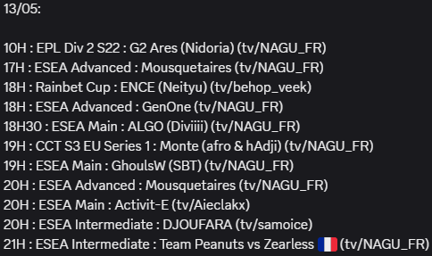 NAGU_FR's tweet photo. HO LE PROGRAMME BIEN DODU DE CE SOIR 📅

Allez venez profiter de ce big Multiplex sur la chaine (on fête le partenaire comme il se doit) ! 🇫🇷

Ce soir la France joue 🔥📺⬇️ https://t.co/Ze6onEs27x
