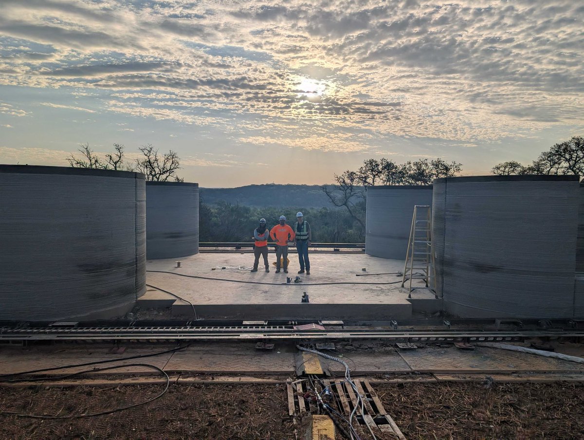 Sunrise. Another home complete.