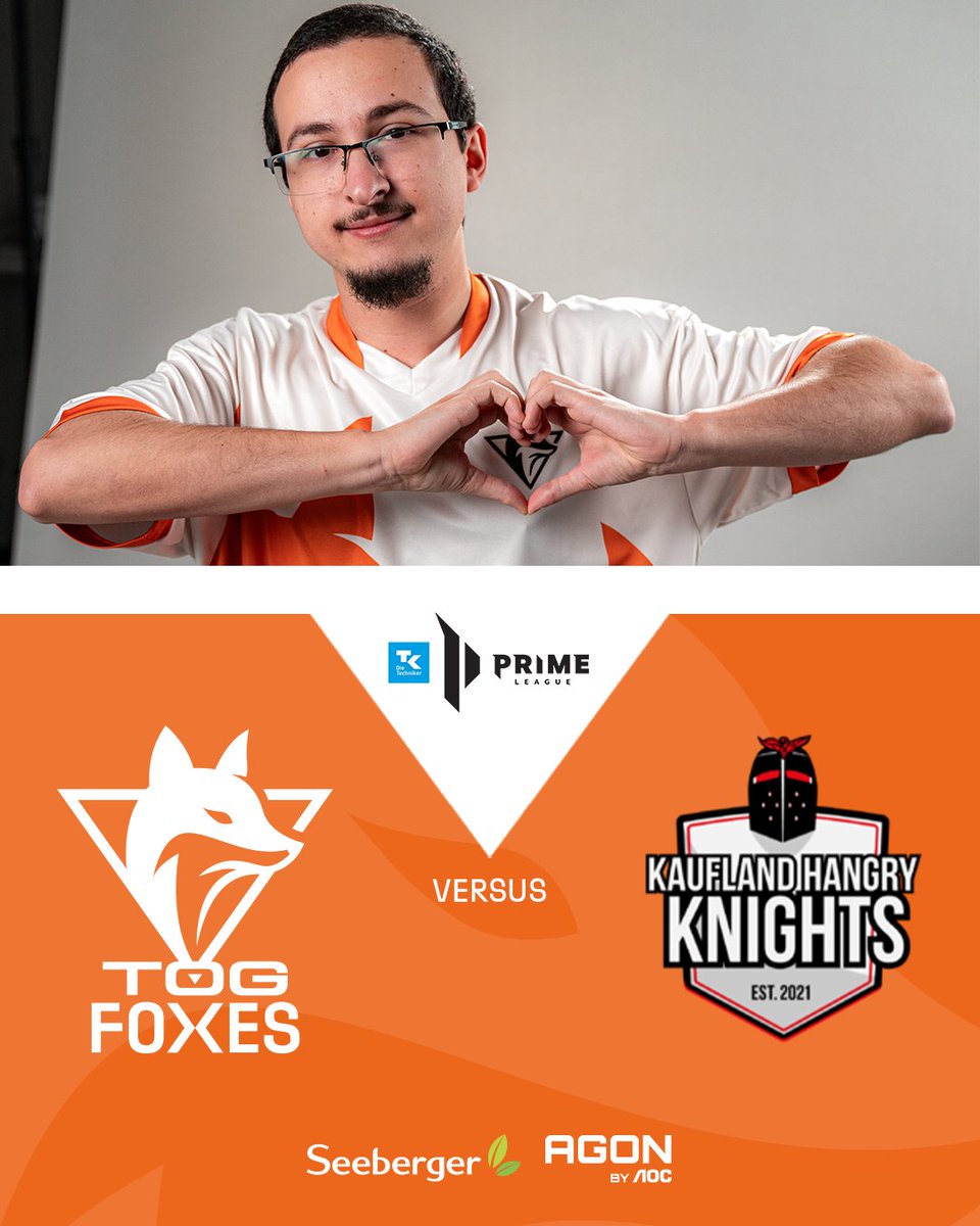 TeamOrangeGaming (@togfoxes) on Twitter photo LETZTER SPIELTAG VOR DEN PLAYOFFS! 🧡
🆚 <a href="/HangryKnights/">Kaufland Hangry Knights</a>
🕗18:00 Uhr
🎥twitch.tv/summonersinnli…
#TOGether #TKPRM | <a href="/PrimeLeague/">Die Techniker Prime League</a> LETZTER SPIELTAG VOR DEN PLAYOFFS! 🧡
🆚 <a href="/HangryKnights/">Kaufland Hangry Knights</a>
🕗18:00 Uhr
🎥twitch.tv/summonersinnli…
#TOGether #TKPRM | <a href="/PrimeLeague/">Die Techniker Prime League</a>