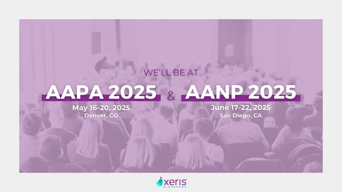 We look forward to connecting with #PhysicianAssociates and #NursePractitioners at the <a href="/AAPAorg/">American Academy of Physician Associates</a> Conference and the <a href="/AANP_NEWS/">AANP</a> National Conference! Stop by and see us to hear the latest in ready-to-use #Glucagon.​
​
#AAPA25 #AANP25 #Hypoglycemia #Diabetes