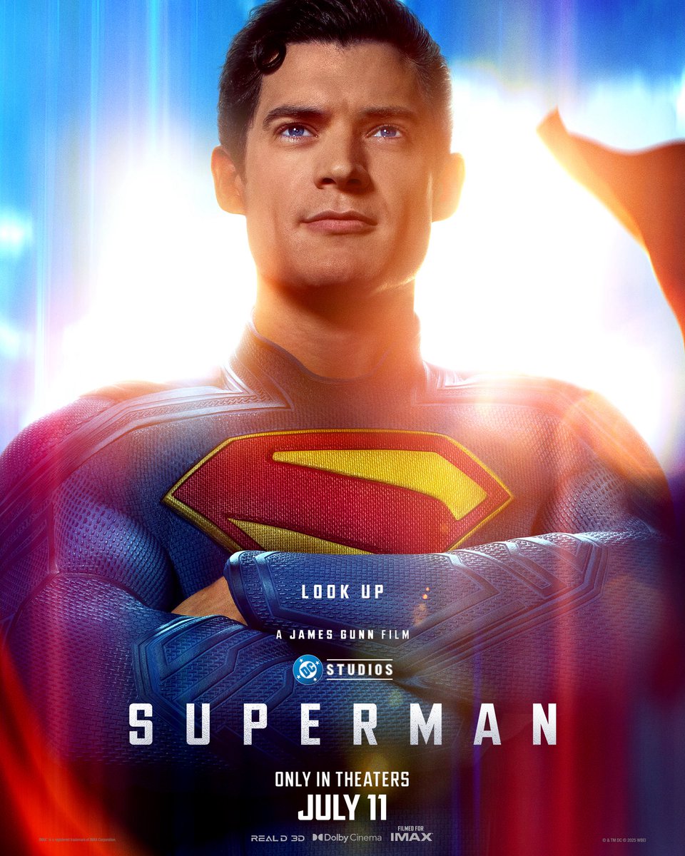 JamesGunn's tweet image. #LookUp
#Superman - Only in Theaters July 11